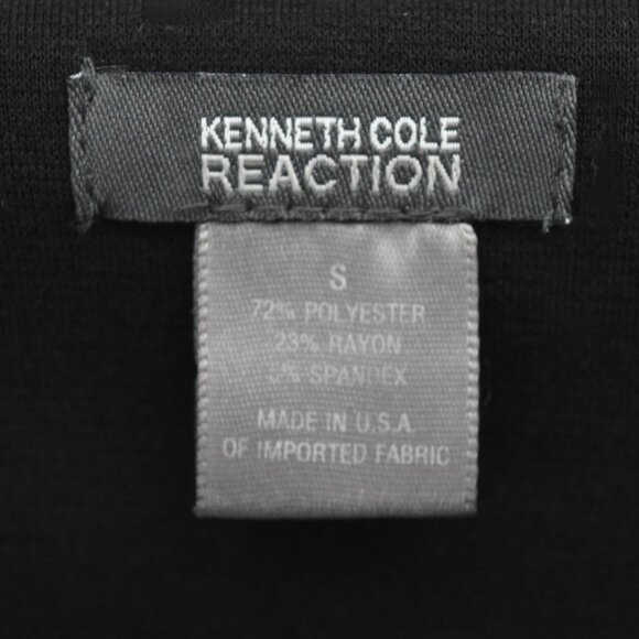 Kenneth Cole Reaction Black Long Sleeve V-Neck Sheath Dress Small - Picture 5 of 6